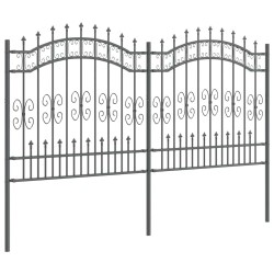 Clôture de jardin Kampen Gris 240 x 166 cm 523107523107