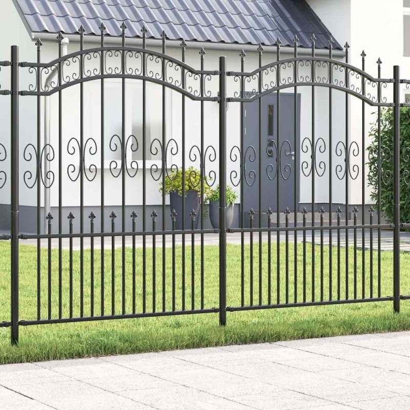 Clôture de jardin Kampen Gris 240 x 202,5 cm 523117523117