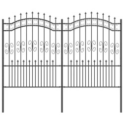 Clôture de jardin Kampen Gris 240 x 202,5 cm 523117523117