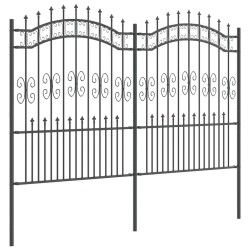 Clôture de jardin Kampen Gris 240 x 202,5 cm 523117523117