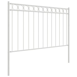 Élément de clôture Assen Blanc 170 x 130 cm Acier 523119523119