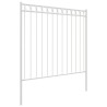 Élément de clôture Assen Blanc 170 x 170 cm Acier 523121523121