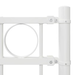Élément de clôture Assen Blanc 170 x 170 cm Acier 523121523121
