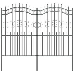 Clôture de jardin Kampen Gris 240 x 228 cm 523124523124