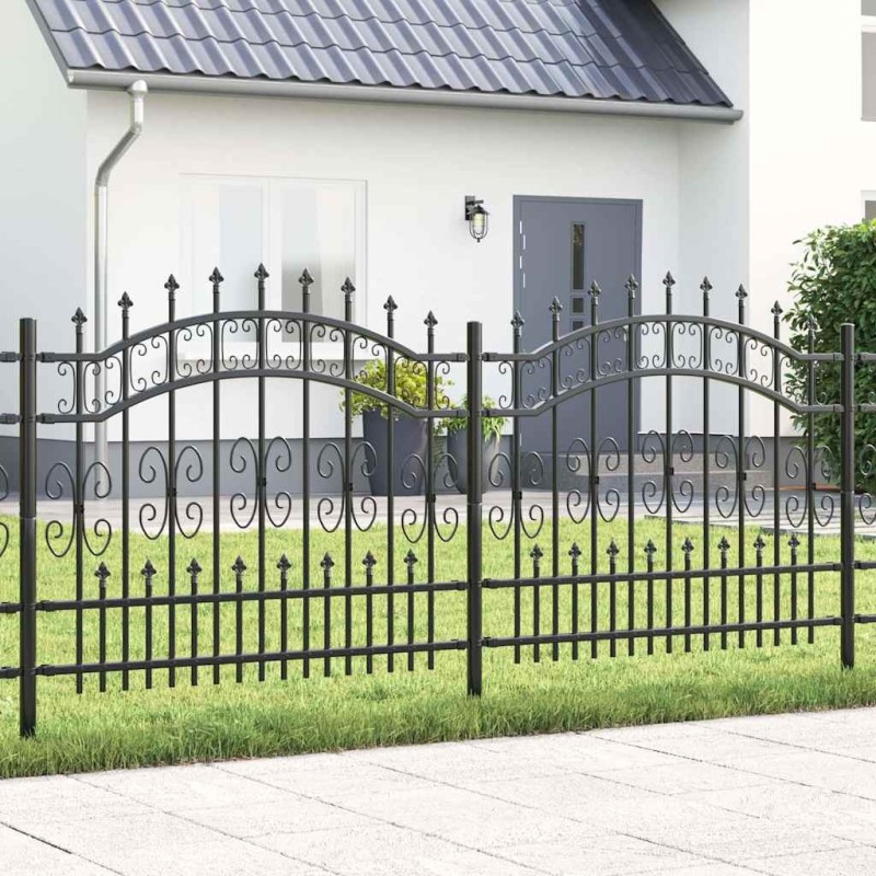 Clôture de jardin Kampen Gris 240 x 140 cm 523128523128