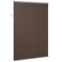 Store Vénitien Marron foncé avec motif 213 x 160 cm PVC 523156523156