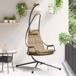 Chaise suspendue Taupe 94 x 107 x 196,5 cm Acier 523163523163