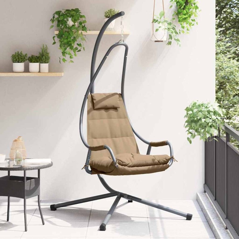 Chaise suspendue Taupe 94 x 107 x 196,5 cm Acier 523163523163