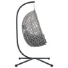 Chaise suspendue anthracite et gris 104 x 100 x 191 cm 523173523173