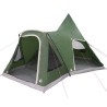 Tente Teepee 5 personnes avec toit Vert 545 x 450 x 295 cm 523178523178