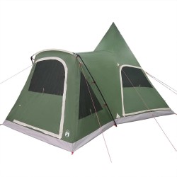 Tente Teepee 5 personnes avec toit Vert 545 x 450 x 295 cm 523178523178