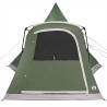 Tente Teepee 5 personnes avec toit Vert 545 x 450 x 295 cm 523178523178