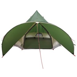 Tente Teepee 3 personnes Vert et gris 312 x 312 x 197 cm 523179523179