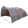 Tente Tunnel 8-Personnes Gris et orange 710 x 460 x 245 cm 523183523183