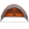 Tente Tunnel 8-Personnes Gris et orange 710 x 460 x 245 cm 523183523183