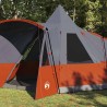 Tente Teepee 8 Personnes Gris et orange 720 x 465 x 295 cm 523187523187