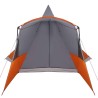 Tente Teepee 8 Personnes Gris et orange 720 x 465 x 295 cm 523187523187