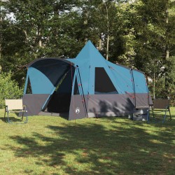 Tente Teepee pour 8 personnes avec toit Bleu 720 x 465 x 295 cm 523188523188