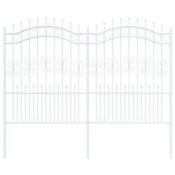 Clôture de jardin Kampen Blanc 240 x 202,5 cm 523189523189