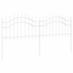 Clôture de jardin Kampen Blanc 240 x 202,5 cm 523189523189