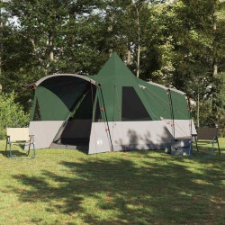 Tente Teepee pour 8 personnes avec toit Vert 720 x 465 x 295 cm 523194523194
