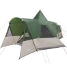 Tente Teepee pour 8 personnes avec toit Vert 720 x 465 x 295 cm 523194523194