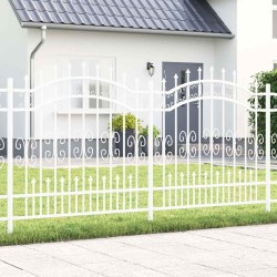 Clôture de jardin Kampen Blanc 240 x 166 cm 523195523195