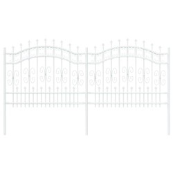 Clôture de jardin Kampen Blanc 240 x 140 cm 523196523196