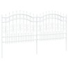 Clôture de jardin Kampen Blanc 240 x 140 cm 523196523196