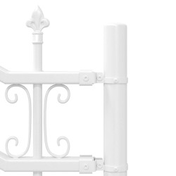 Clôture de jardin Kampen Blanc 240 x 140 cm 523196523196