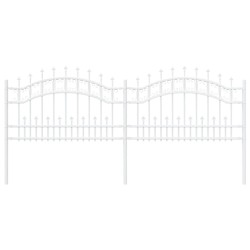 Clôture de jardin Kampen Blanc 240 x 118 cm 523197523197