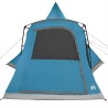 Tente Teepee 5 personnes avec toit Bleu 545 x 450 x 295 cm 523199523199