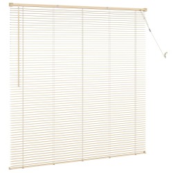 Store Vénitien Marron clair avec motif 150 x 130 cm PVC 523214523214