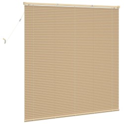 Store Vénitien Marron clair avec motif 150 x 130 cm PVC 523214523214