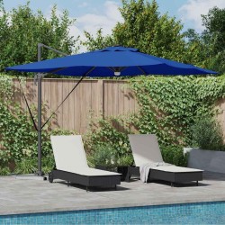 Parasol Roma Bleu 286 x 284 x 270 cm Aluminium et polyester 523226523226