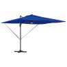 Parasol Roma Bleu 286 x 284 x 270 cm Aluminium et polyester 523226523226