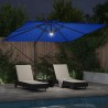 Parasol Roma Bleu 286 x 284 x 270 cm Aluminium et polyester 523226523226