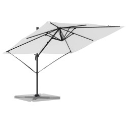 Parasol Roma Beige 286 x 284 x 265 cm Aluminium et polyester 523228523228
