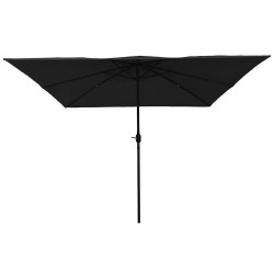 Parasol de jardin Noir 295 x 295 x 245 cm Polyester et Acier 523231523231