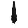 Parasol de jardin Noir 295 x 295 x 245 cm Polyester et Acier 523233523233