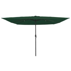 Parasol de jardin Vert 295 x 295 x 245 cm Polyester et Acier 523234523234