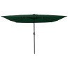 Parasol de jardin Vert 295 x 295 x 245 cm Polyester et Acier 523234523234