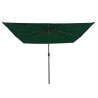 Parasol de jardin Vert 295 x 295 x 245 cm Polyester et Acier 523234523234