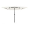 Parasol de jardin Sable 295 x 295 x 245 cm Polyester et Acier 523235523235