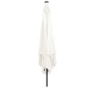 Parasol de jardin Sable 295 x 295 x 245 cm Polyester et Acier 523235523235