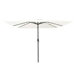 Parasol de jardin Sable 295 x 295 x 245 cm Polyester et Acier 523235523235