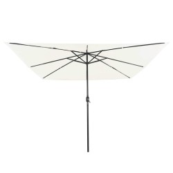 Parasol de jardin Sable 295 x 295 x 245 cm Polyester et Acier 523235523235