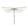 Parasol de jardin Sable 295 x 295 x 245 cm Polyester et Acier 523235523235