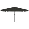 Parasol de jardin Noir 395 x 395 x 245 cm Polyester 523236523236