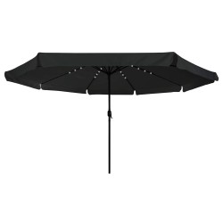 Parasol de jardin Noir 395 x 395 x 245 cm Polyester 523236523236
